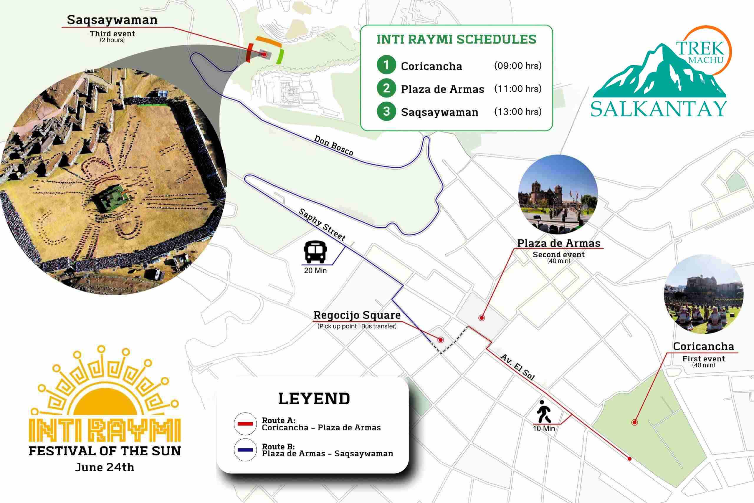 Inti Raymi Map