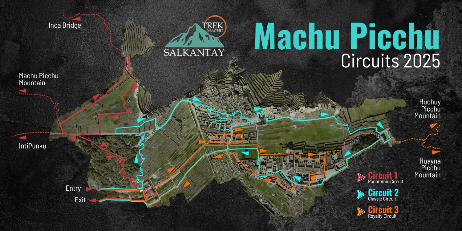 Machu Picchu tickets circuits
