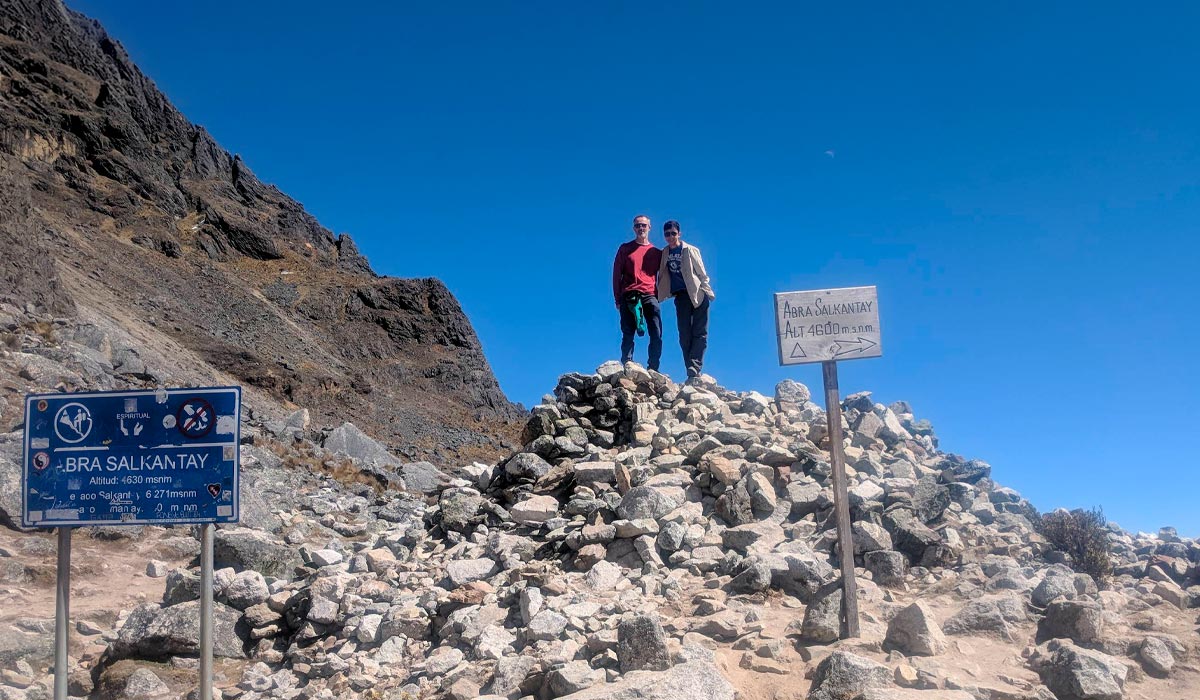 Short Salkantay trek to Machu Picchu